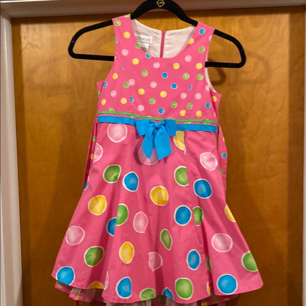 Colorful Polka Dot Kids Dress